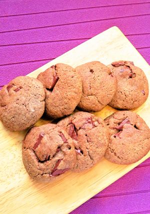 ☺HMで簡単♪チョコ入りココアクッキー☺-レシピのメイン写真