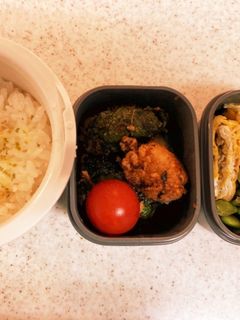 青じそ巻き唐揚げ高校生男子弁当-レシピのメイン写真