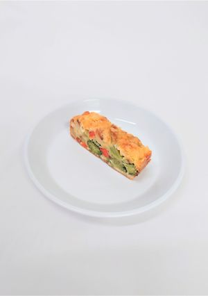 保育施設給食★ケークサレ（食事用ケーキ）-レシピのメイン写真
