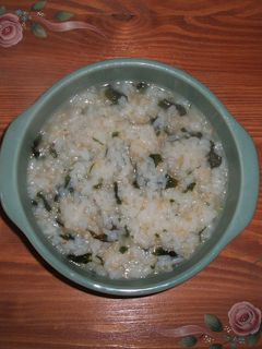 わかめスープのお粥-レシピのメイン写真