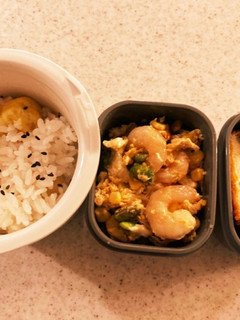 栗ご飯高校生男子弁当-レシピのメイン写真
