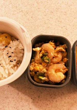 栗ご飯高校生男子弁当-レシピのメイン写真