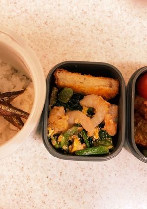 小魚の甘露煮高校生男子弁当-レシピのメイン写真