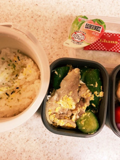 モウカ鮫の煮付け高校生男子弁当-レシピのメイン写真