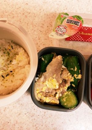 モウカ鮫の煮付け高校生男子弁当-レシピのメイン写真