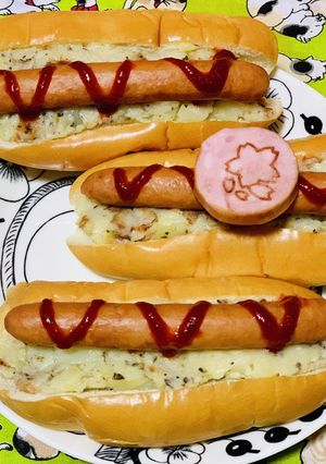 ガーリックポテトドッグ-レシピのメイン写真