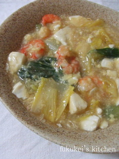 白菜とチンゲン菜と海老のトロトロ煮-レシピのメイン写真