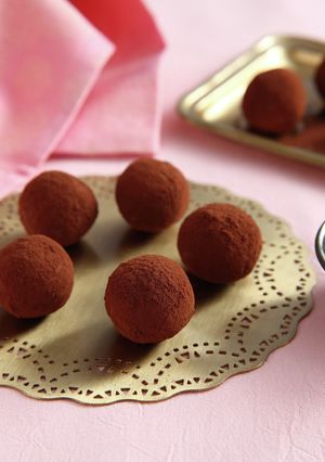 とっても簡単！テフ入り生チョコトリュフ-レシピのメイン写真