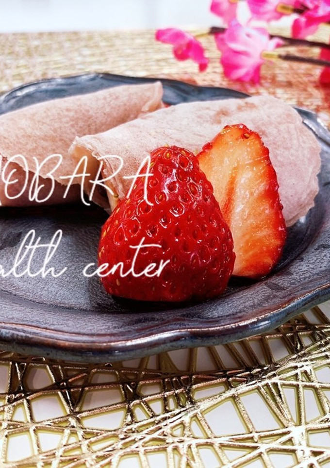 桜餅風〜和風いちごロール〜-レシピのメイン写真
