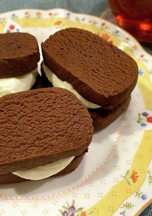 大豆粉クッキーサンド-レシピのメイン写真