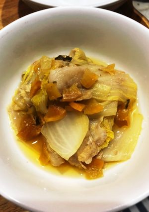 白菜と豚バラ肉の蒸し煮-レシピのメイン写真