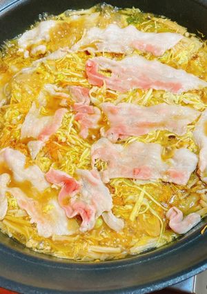千切り野菜たっぷりの豚しゃぶ鍋-レシピのメイン写真