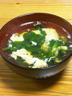 ほうれん草のお吸い物-レシピのメイン写真