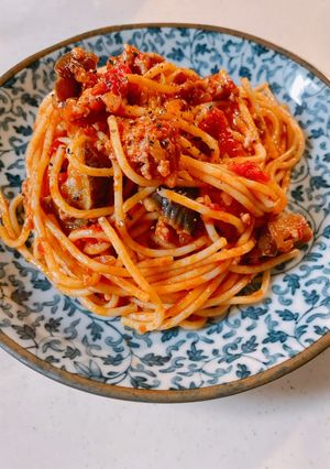 トマト缶で作るごろごろミートパスタ-レシピのメイン写真