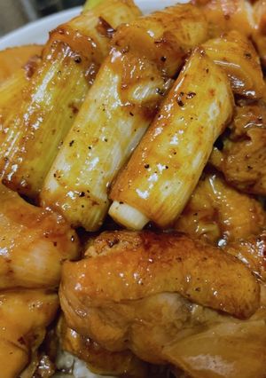 ぷりぷり鳥のねぎま丼-レシピのメイン写真