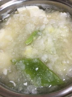 豆腐とモロッコインゲンのみぞれ煮-レシピのメイン写真