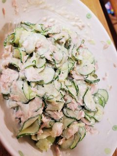 きゅうりとシーチキンサラダ-レシピのメイン写真