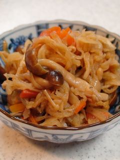 きのこ入り♪ 切り干し大根煮-レシピのメイン写真