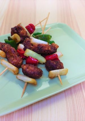 プラントミート「からあげ」の焼き鳥風-レシピのメイン写真