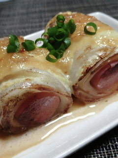 魚ニソの白菜ロール★味噌マヨ焼き-レシピのメイン写真