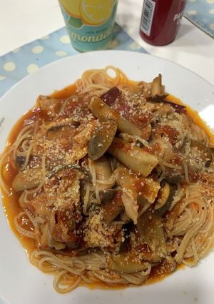 丹波しめじのボスカイオーラパスタ-レシピのメイン写真