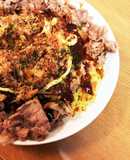 お店の味！ふわふわお好み焼き(豚玉)