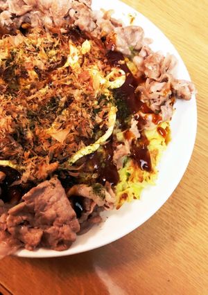 お店の味！ふわふわお好み焼き(豚玉)-レシピのメイン写真