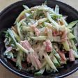 きゅうりと焼豚のマヨサラダ