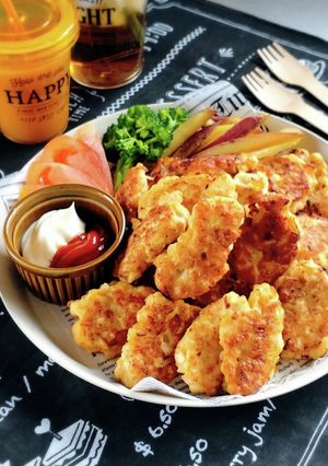 簡単節約☆鶏胸1枚で大量チキンナゲット。-レシピのメイン写真