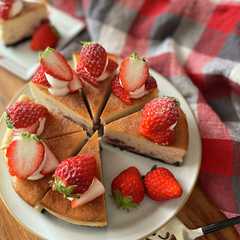 รูปของ 苺のチーズケーキ