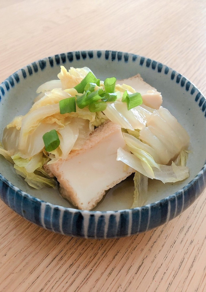 厚揚げと白菜の生姜煮-レシピのメイン写真