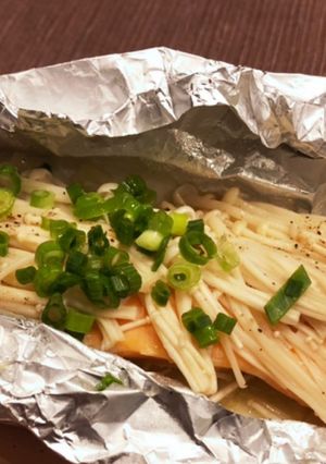 甘塩鮭ホイル焼き-レシピのメイン写真