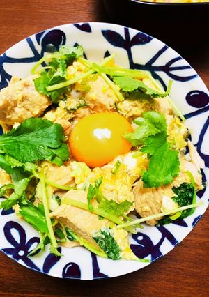 めんつゆで甘めの簡単親子丼-レシピのメイン写真