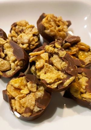 レンジで簡単！なんちゃってクランチチョコ-レシピのメイン写真