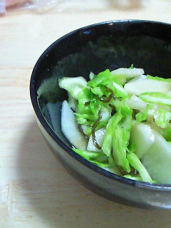 きゃべつと塩昆布deさっぱりサラダ風-レシピのメイン写真