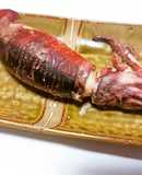烏賊を丸ごと漬けて焼く！塩酒粕漬け