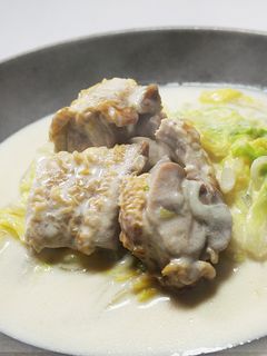 余った生クリームで白菜と鶏肉のクリーム煮-レシピのメイン写真