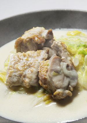 余った生クリームで白菜と鶏肉のクリーム煮-レシピのメイン写真