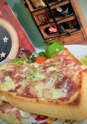 マヨからコンビーフトースト-レシピのメイン写真