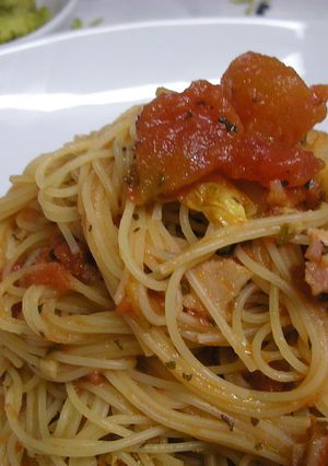 白菜とベーコンのまろやかトマトパスタ★-レシピのメイン写真