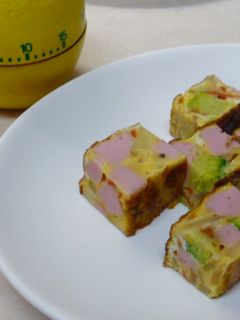 魚肉ソーセージでスパニッシュ風オムレツ♪-レシピのメイン写真