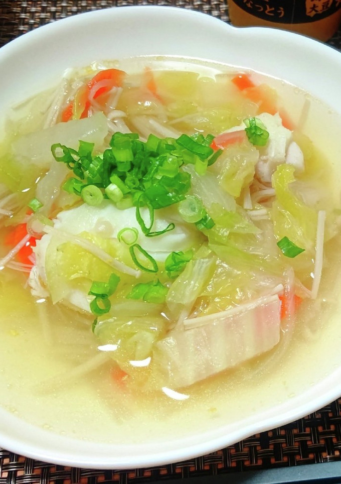 ■鱈とたっぷり野菜の旨塩煮スープ-レシピのメイン写真