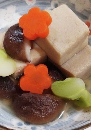 高野豆腐の含め煮-レシピのメイン写真