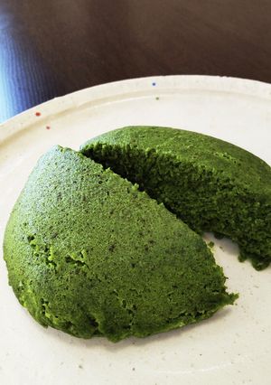 抹茶と米粉の蒸しパン-レシピのメイン写真