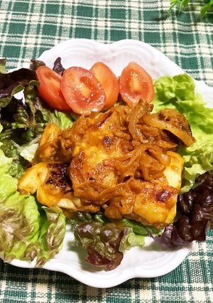 もも肉と玉ねぎのタンドリー風ソテー-レシピのメイン写真