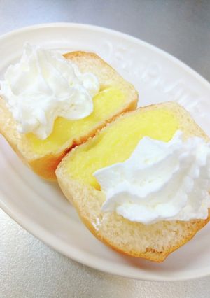 生クリーム入り☆ホイップ&クリームパン-レシピのメイン写真