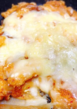 便秘解消！豆腐のキムチーズちぢみ-レシピのメイン写真