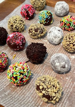 簡単!生チョコ風トリュフ(バレンタイン)-レシピのメイン写真