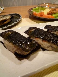 もちもち蓮根の、ツナ入り磯辺焼き-レシピのメイン写真