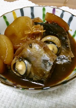 はりはり漬けの出汁で煮たあら煮-レシピのメイン写真